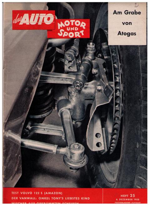 Hrsg. Pietsch , Paul und Dietrich - Troelch , Ernst   Das Auto - Motor und Sport  -  Heft 25  von 1958    