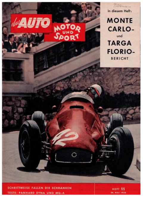 Hrsg. Pietsch , Paul und Dietrich - Troelch , Ernst   Das Auto - Motor und Sport  -  Heft 11 von 1958    