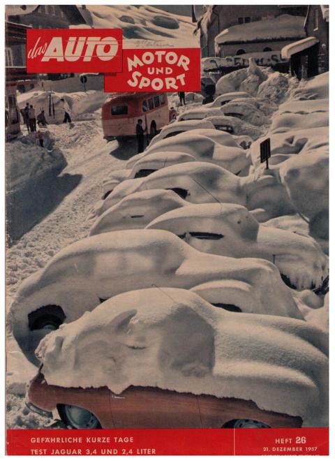 Hrsg. Pietsch , Paul und Dietrich - Troelch , Ernst   Das Auto - Motor und Sport  -  Heft 26 von 1957    