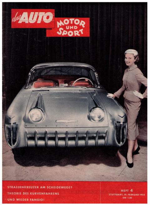 Hrsg. Pietsch , Paul und Dietrich - Troelch , Ernst   Das Auto - Motor und Sport  -  Heft 4 vom 19. Februar 1955    