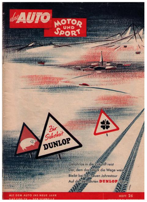 Hrsg. Pietsch, Paul und Dietrich - Troelch, Ernst   Das Auto - Motor und Sport  -  Heft 26  vom 26. Dezember 1953   