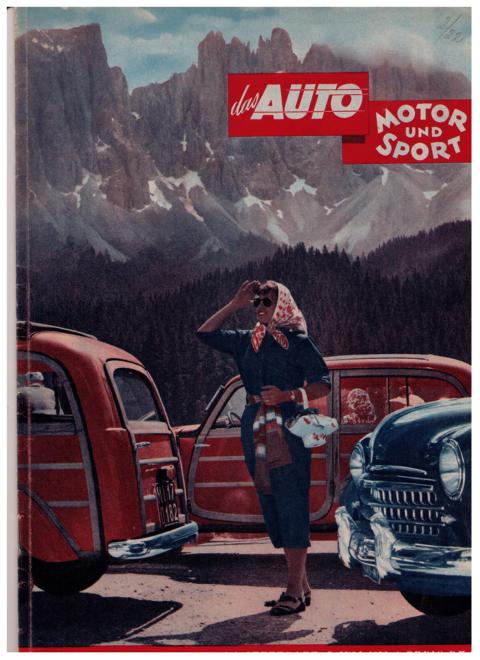Hrsg. Pietsch, Paul und Dietrich - Troelch, Ernst   Das Auto - Motor und Sport  -  Heft 14  vom 5. Juli  1952   