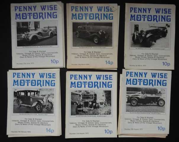 Hrsg Carter, Mike    Penny Wise Motoring 23 Hefte : 1973 - 1975  - Einzelheft-Verkauf möglich, siehe Beschreibung  