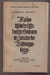 Haesen , Rudolf    Kulturschpferische deutsche Soldaten im Zeitalter der Befreiungskriege   