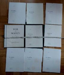 Schubert, J.   Dom zu Meien - Bilderwerk bestehend aus 8 Mappen  mit insgesamt 100 ganzseitigen Fotos   
