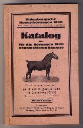 Hrsg. Staatliche Pferdekrungskommision zu Oldenburg i. O.    Oldenburgische Hengstkrungen - Katalog der fr die Krungen 1935 angemeldeten Hengste  