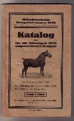Hrsg. Staatliche Pferdekrungskommision zu Oldenburg i. O.    Oldenburgische Hengstkrungen - Katalog der fr die Krungen 1940 angemeldeten Hengste  