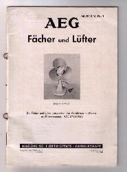 Hrsg. AEG   AEG Fcher und Lfter  