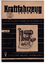 Hrsg. Kammer der Technik    Kraftfahrzeugtechnik  - Heft 9 -  1. Jahrgang 1951 