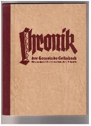 Hrsg. Zink,Albert   Chronik   der Gemeinde Grnbach -  Nahe, Kreis Birkenfeld  ( Herausgegeben anllich der Umsiedlung im Jahre 1937 / 1938 ) 