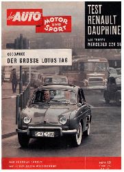 Hrsg. Pietsch , Paul und Dietrich - Troelch , Ernst   Das Auto - Motor und Sport  -  Heft 10 von 1960    