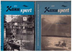 Hrsg.  Deutscher Kanu - Sport - Verband    Der Kanusport  - Mitteilungsblatt des Deutschen Kanu - Sport - Verbandes im Deutschen Turn - und Sportbundes 1964  - 11. Jahrgang vollstndig !!  + 1 Zugabe  