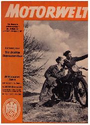 Hrsg. Der Deutsche Automobil - Club (DDAC)    Motorwelt  Doppel  - Heft   44 / 45 vom  9. November 1934   