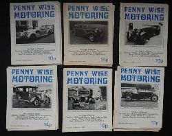 Hrsg Carter, Mike    Penny Wise Motoring 23 Hefte : 1973 - 1975  - Einzelheft-Verkauf mglich, siehe Beschreibung  