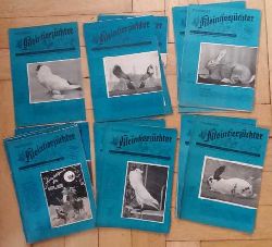 Hrsg. Autorenkollektiv   Thringer  Kleintierzcher - Mitteilungsblatt der Rassegeflgel ( Tauben ),  Kaninchen, Ziegen, Pelztier und Rassehundezchter - vollstndiger Jahrgang 1953  