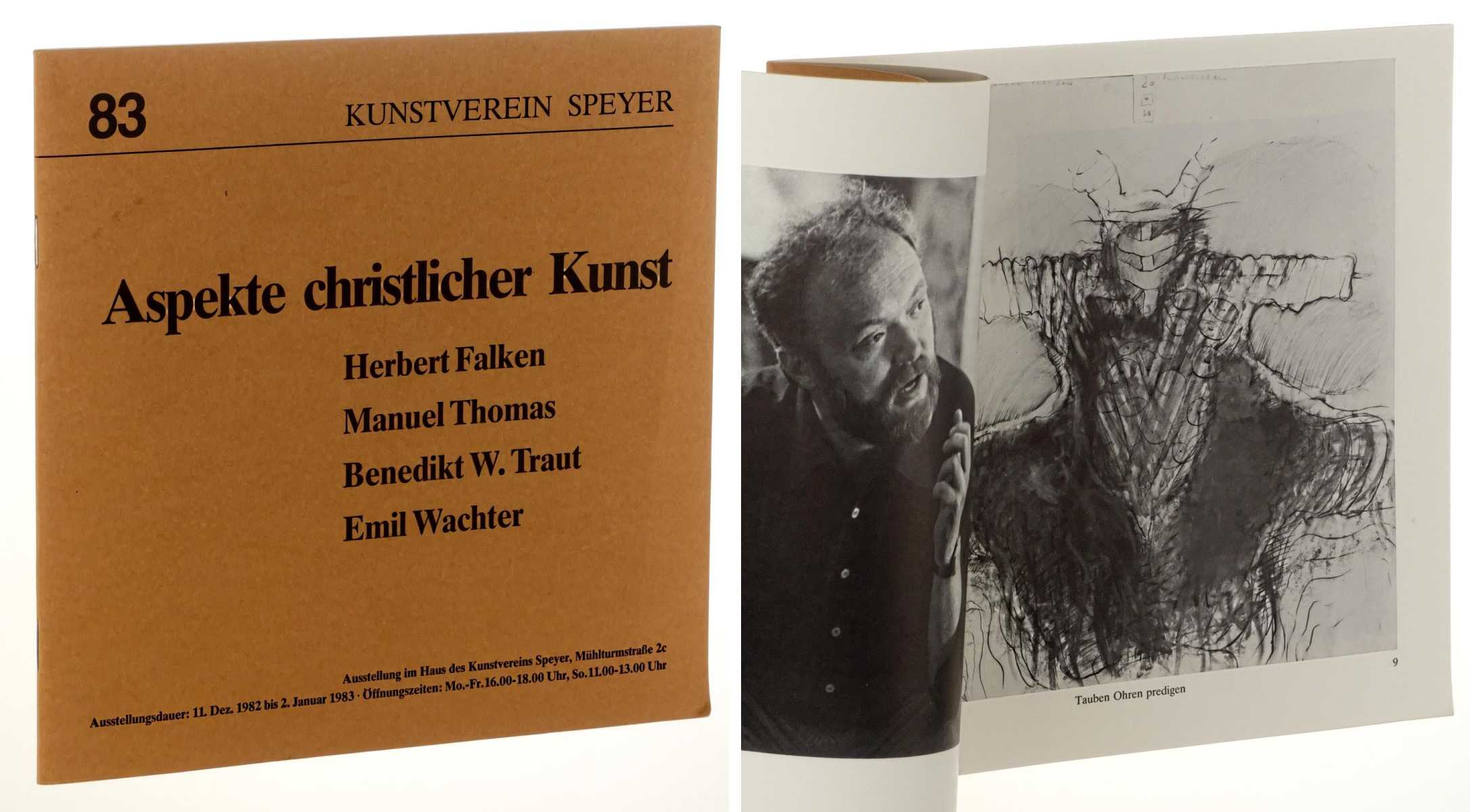   Aspekte christlicher Kunst. Herbert Falken, Manuel Thomas, Benedikt W. Traut, Emil Wachter. 
