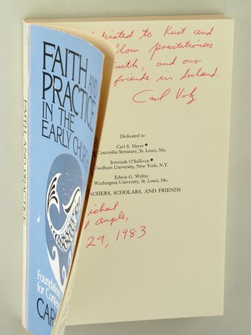 Volz, Carl A.:  Faith and practice in the early church. foundations for contemporary theology. 