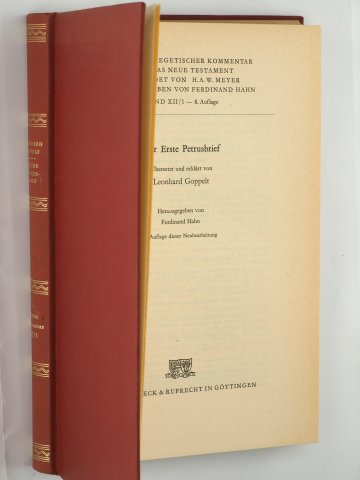 Goppelt, Leonhard:  Der erste Petrusbrief. Hrsg. von Ferd. Hahn 