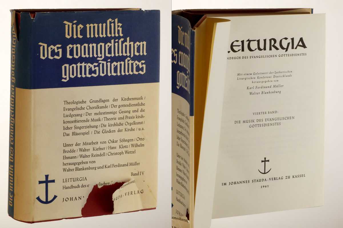 Leiturgia.  Handbuch des evangelischen Gottesdienstes. Hrsg. von Karl Ferdinand Müller u. Walter Blankenburg. 