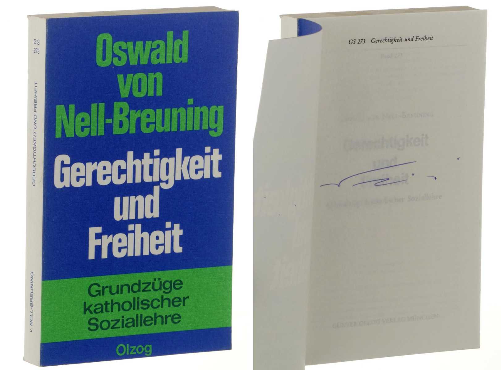 Nell-Breuning, Oswald von:  Gerechtigkeit und Freiheit. Grundzüge katholischer Soziallehre. 