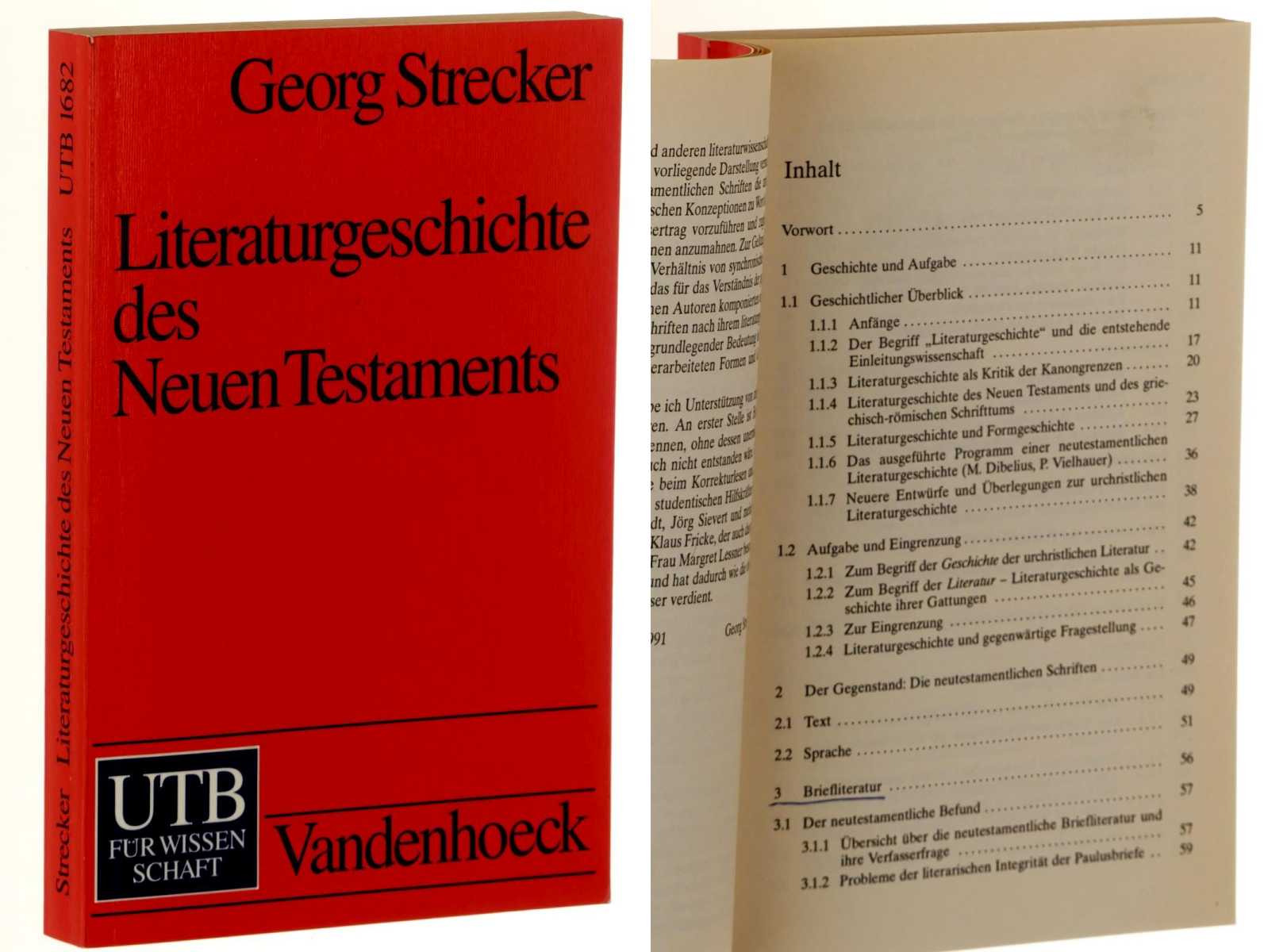Strecker, Georg:  Literaturgeschichte des Neuen Testaments. 