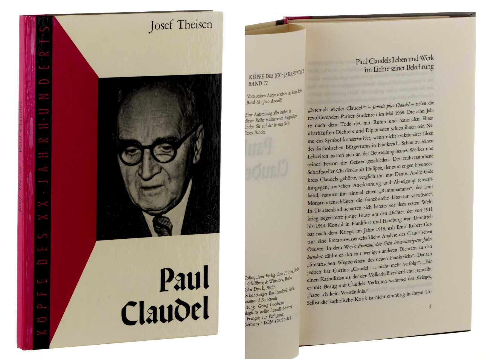 Theisen, Josef:  Paul Claudel. 