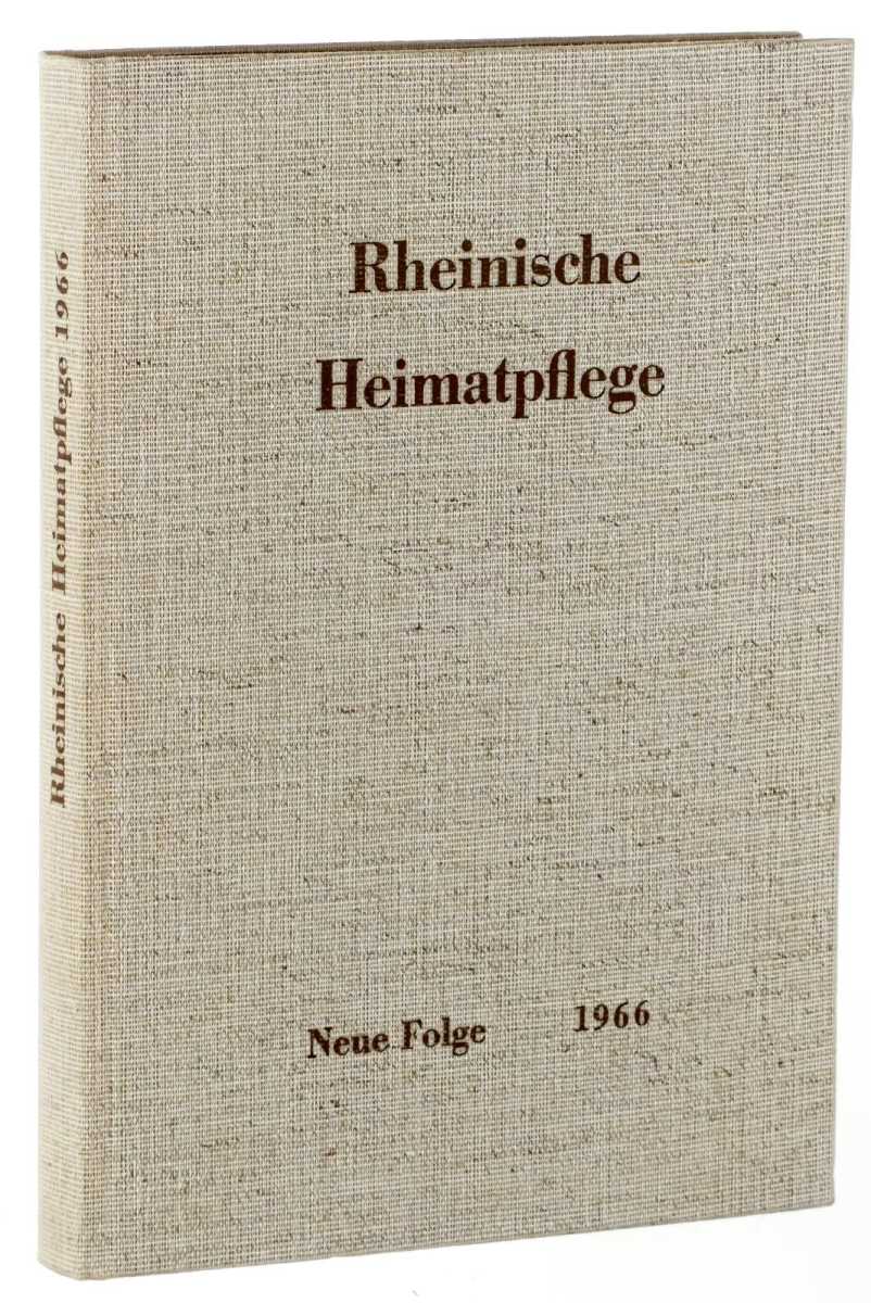   Rheinische Heimatpflege. Neue Folge. Jahrgang 3, 1966. 