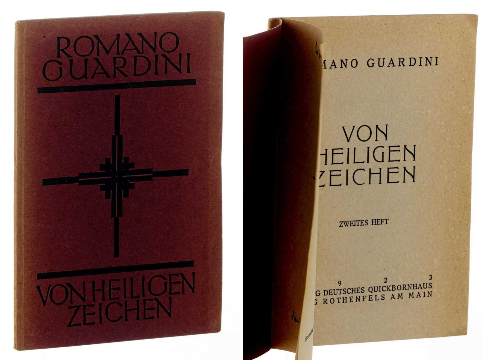 Guardini, Romano:  Von heiligen Zeichen. Zweites Heft. 