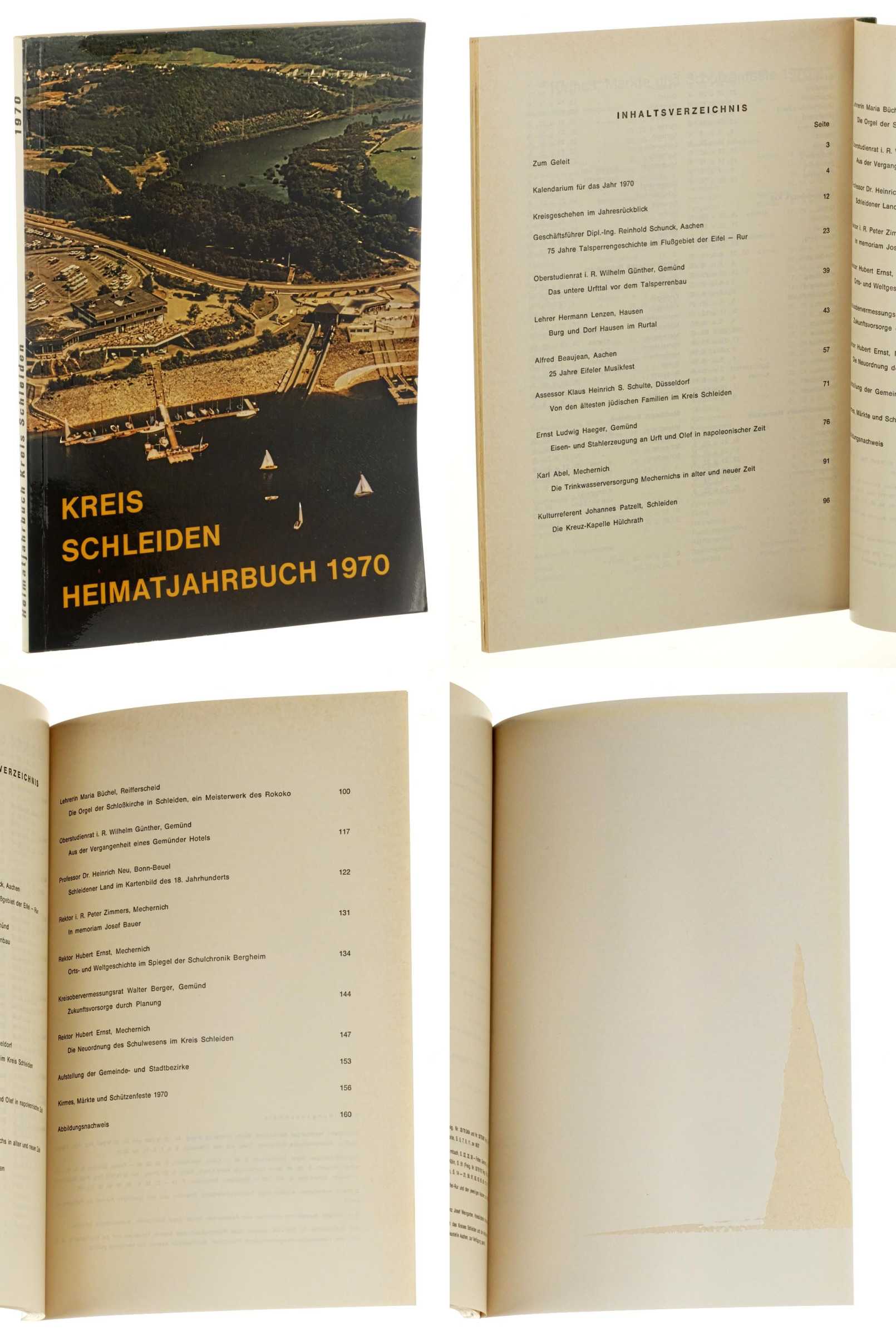   Heimat-Jahrbuch des Kreises Schleiden 1970. Herausgeber: Kreis Schleiden/ Eifel. 