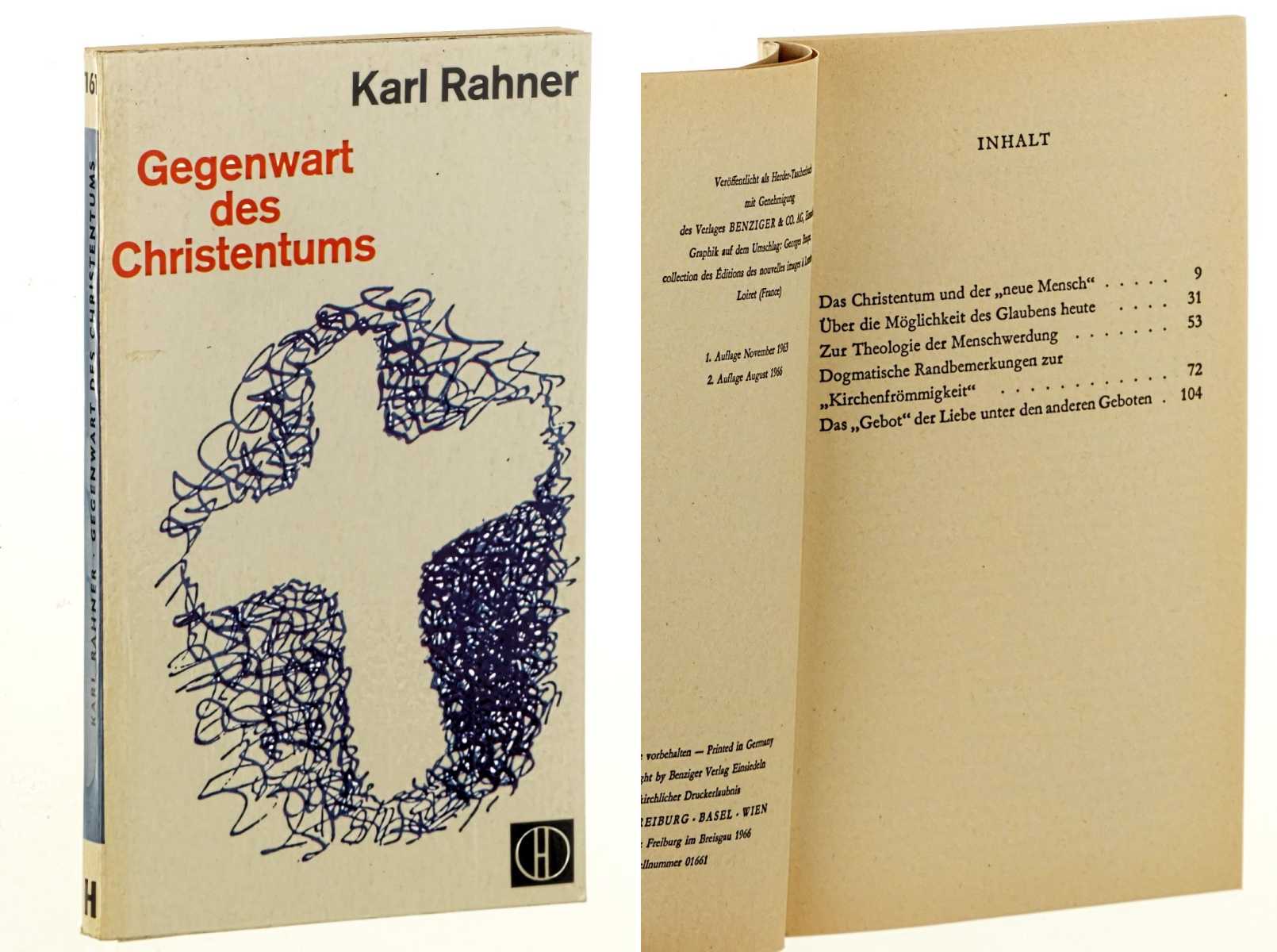 Rahner, Karl:  Gegenwart des Christentums. 