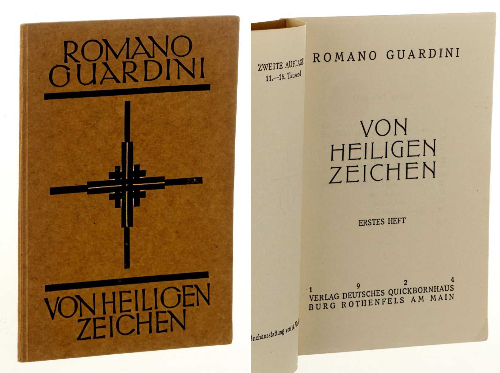 Guardini, Romano:  Von heiligen Zeichen. Erstes Heft. 