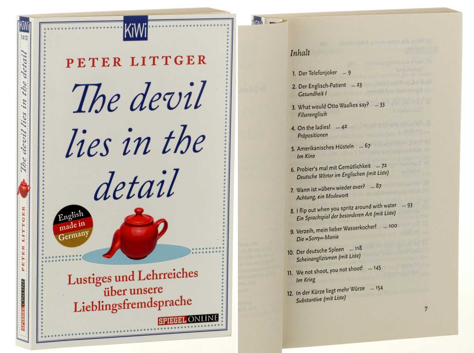 Littger, Peter:  The devil lies in the detail. Lustiges und Lehrreiches über unsere Lieblingsfremdsprache. 