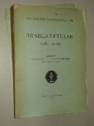   rsberttelse 1941-1942. Bulletin de la Socit Royale des Lettres de Lund 1941-1942. 