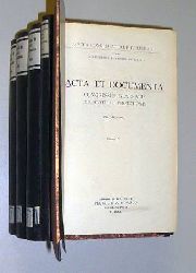   Acta et Documenta Congressus Generalis de Statibus Perfectionis, Roma 1950. 4 vols. 