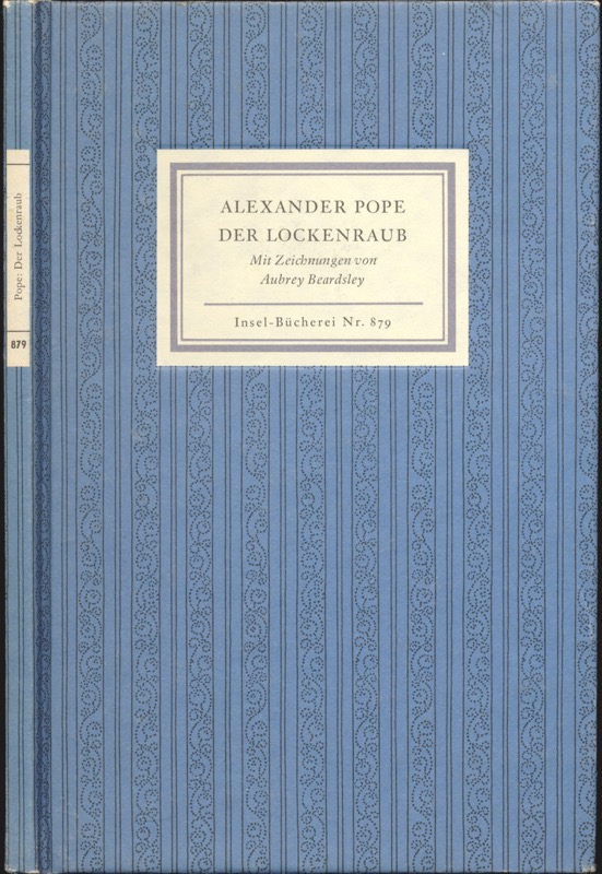 Pope, Alexander  Der Lockenraub. 