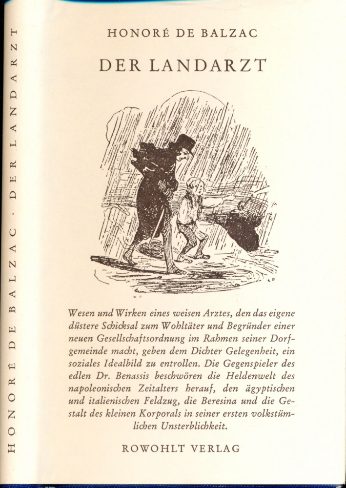 BALZAC, Honoré de  Der Landarzt. Dt. von Emmi Hirschberg.  