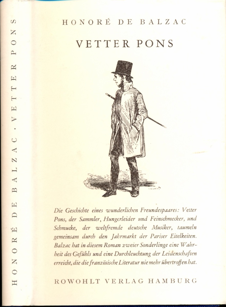 BALZAC, Honoré de  Vetter Pons. Dt. von Otto Flake.  