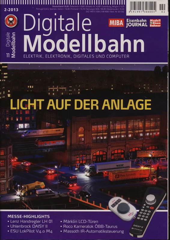   Digitale Modellbahn Heft 11 ( 2/2013): Licht auf der Anlage. 