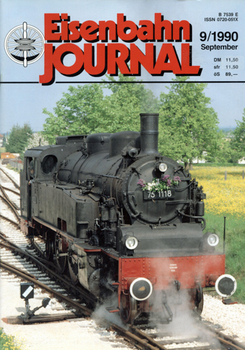   Eisenbahn Journal Heft 9/1990 (September 1990). 