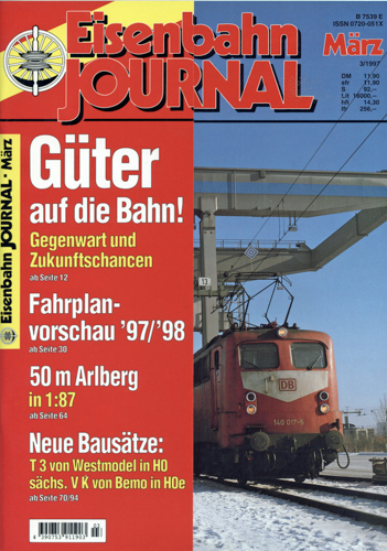   Eisenbahn Journal Heft 3/97 (März 1997). 