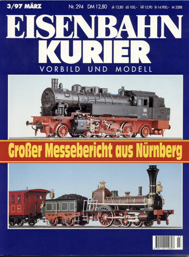 Div.  Eisenbahn-Kurier. Vorbild und Modell. hier: Heft Nr. 294 / 3/97 (März 1997). 