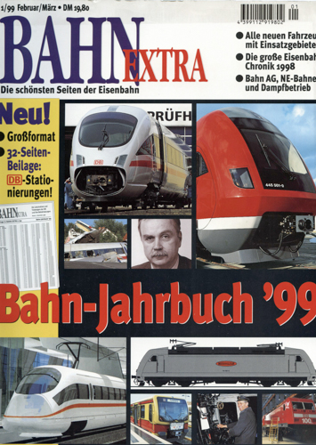   Bahn Extra Heft 1/99: Bahn-Jahrbuch '99. 