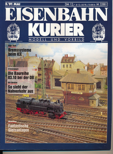 Div.  Eisenbahn-Kurier. Modell und Vorbild. hier: Heft 5/91 (Mai 1991). 