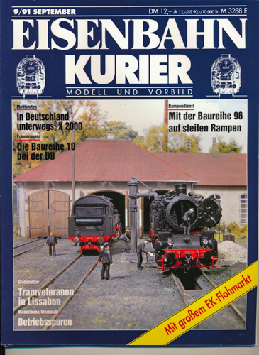 Div.  Eisenbahn-Kurier. Modell und Vorbild. hier: Heft 9/91 (September 1991). 