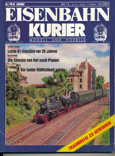Div.  Eisenbahn-Kurier. Modell und Vorbild. hier: Heft 6/93 (Juni 1993). 