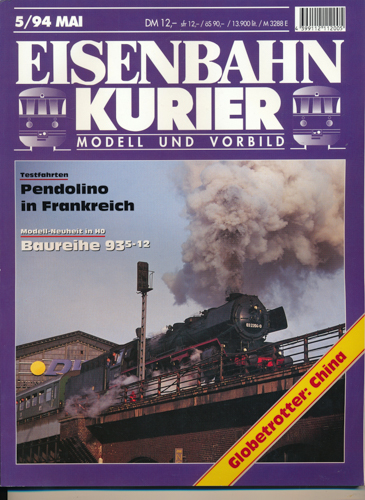 Div.  Eisenbahn-Kurier. Modell und Vorbild. hier: Heft 5/94 (Mai 1994). 