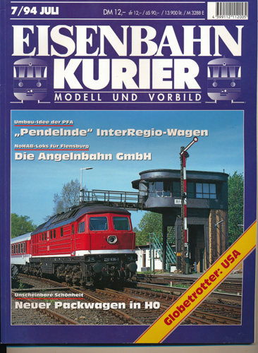 Div.  Eisenbahn-Kurier. Modell und Vorbild. hier: Heft 7/94 (Juli 1994). 