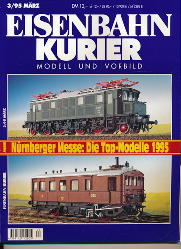 Div.  Eisenbahn-Kurier. Modell und Vorbild. hier: Heft 3/95 (März 1995). 