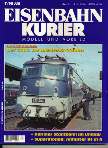 Div.  Eisenbahn-Kurier. Modell und Vorbild. hier: Heft 7/95 (Juli 1995). 