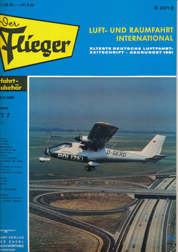 ZUERL, Walter (Hrg.)  Der Flieger. Luft- und Raumfahrt International. hier: Heft 7/1979 (59. Jahrgang). 